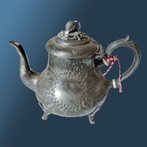 Antique silver teapot